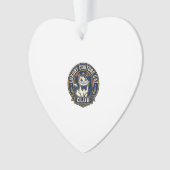 Luxus-Couture-Katze-Katzenmutter-Geschenkidee - Lu Ornament (Vorderseite)