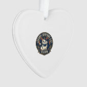 Luxus-Couture-Katze-Katzenmutter-Geschenkidee - Lu Ornament (Vorderseite)