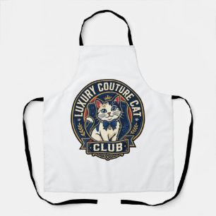 Luxus-Couture-Katze-Katzenmutter-Geschenkidee - Lu Schürze
