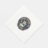 Luxus-Couture-Katze-Katzenmutter-Geschenkidee - Lu Serviette (Ecke)