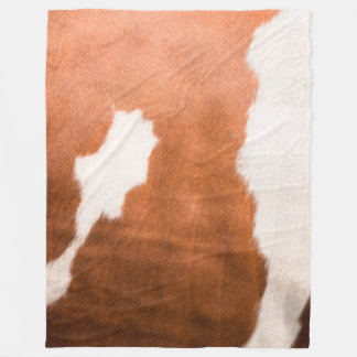  Luxus Cowhide Animal Skin Print  Fleecedecke