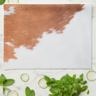 Luxus Cowhide Animal Skin Print Geschirrtuch