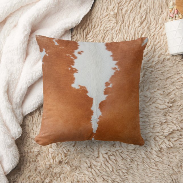 Luxus Cowhide Animal Skin Print  Kissen (Decke)