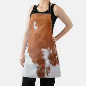 Luxus Cowhide Animal Skin Print  Schürze (InSitu)