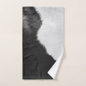Luxus Cowhide Animal Skin   PrintThrow Kissen Badhandtuch Set (Handtuch)