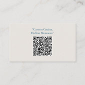 Luxus Cruise Booking Business Card Visitenkarte (Rückseite)