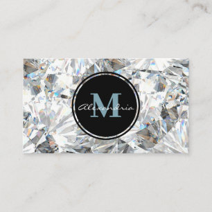Luxus Crystal Jewel Gem Design Business Card Visitenkarte