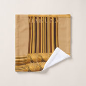 Luxus Custom African Giraffe Print Phantastisch St Badhandtuch Set (Waschlappen)