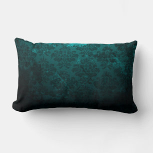 Luxus Damask Dark Green Lendenkissen