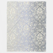 Luxus-Damask-Design Fleecedecke (Vorderseite)