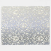 Luxus-Damask-Design Fleecedecke (Vorderseite (Horizontal))