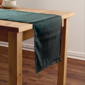 Luxus Damask Türkis Kurzer Tischläufer (Beispiel)