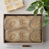 Luxus-Decoupage | Kamel + Gold-Achat-Geode Seidenpapier (Geschenk)