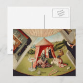 Luxus, Detail aus dem Tisch der Sieben Postkarte (Vorne/Hinten)