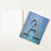 Luxus-Diamant-Buchstabe A-Monogramm mit Goldtropfe Planer (Anzeige)