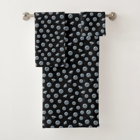 Luxus-Diamant-Edelstein-Handtuch-Set Badhandtuch Set (Insitu)