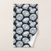 Luxus-Diamant-Edelstein-Handtuch-Set Badhandtuch Set (Handtuch)