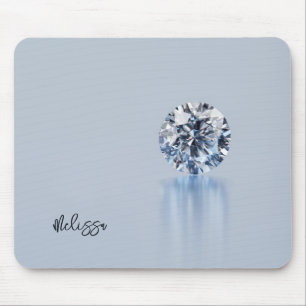 Luxus-Diamant Name hinzufügen Mousepad