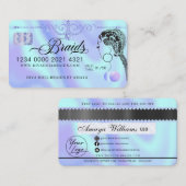 Luxus Diamond Foil Fair Braiding Credit Style Bus Visitenkarte (Vorne/Hinten)