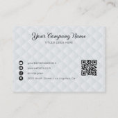 Luxus Diamond Formen Visitenkarte (Rückseite)