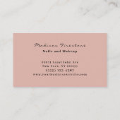 Luxus Diamond Jewel Gem Design Visitenkarte (Rückseite)