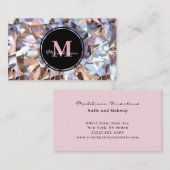 Luxus Diamond Jewel Gem Design Visitenkarte (Vorne/Hinten)