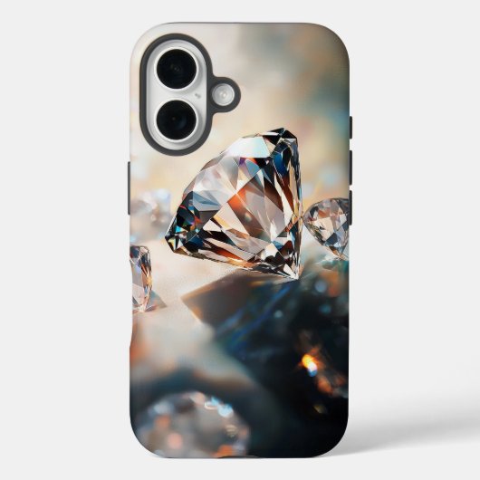Luxus Diamond Stones Handy Case (Rückseite)