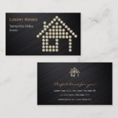Luxus Diamond Zuhause| Berufliches reales Anwesen Visitenkarte (Vorne/Hinten)