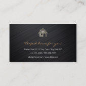 Luxus Diamond Zuhause| Berufliches reales Anwesen Visitenkarte (Rückseite)