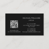 Luxus Diamonds Jeweler Juwelier Store Visitenkarte (Rückseite)