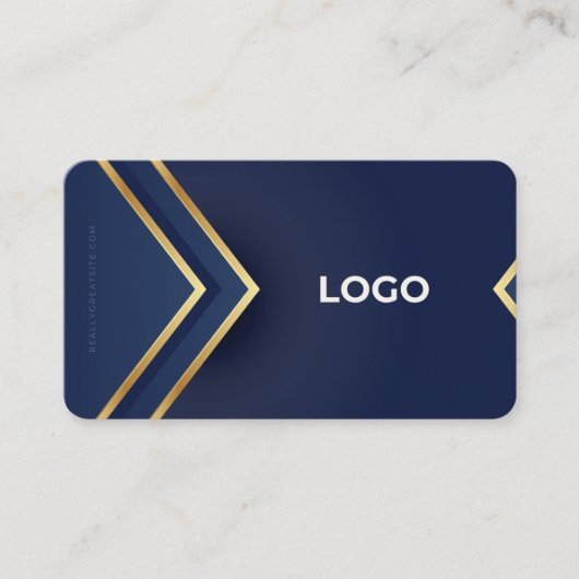 Luxus doppelseitig visitenkarte (Vorderseite)