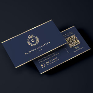 Luxus-Drohne für Executive Cyber-Sicherheit Crest- Visitenkarte