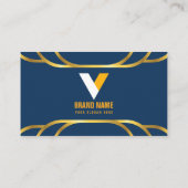 Luxus Dunkle Farbe Visitenkarte (Rückseite)