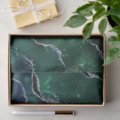 Luxus-Edelstein Smaragd Glitzer Achat Seidenpapier (Geschenk)