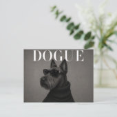 Luxus-Editorial Schottischer Terrier Postkarte (Stehend Vorderseite)