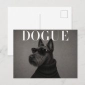Luxus-Editorial Schottischer Terrier Postkarte (Vorne/Hinten)