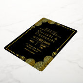 Luxus Einladung Gold Foil Template (Gedreht)
