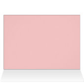 Luxus Elegant Blumen Tischkarte (Innenansicht Horizontal (Oben))