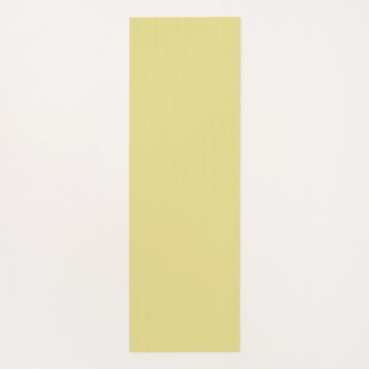 Luxus Elegant Gelb Grau Gold Marmoreffekt Name Yogamatte (Rückseite)