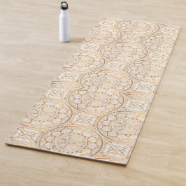 Luxus Elegant Gold Mandela Yogamatte
