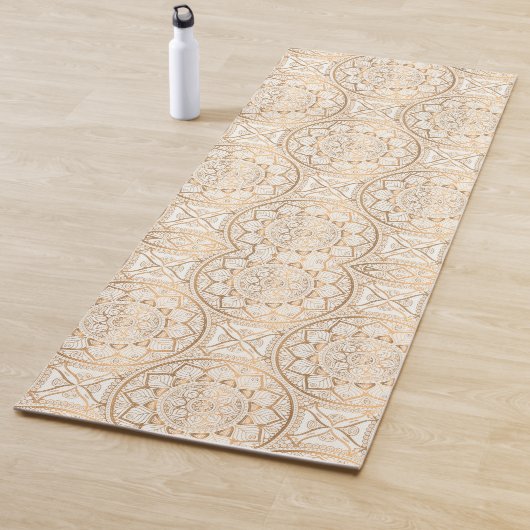 Luxus Elegant Gold Mandela  Yogamatte (Beispiel)