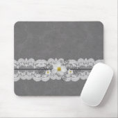 Luxus Elegant Gray Lace Mousepad (Mit Mouse)