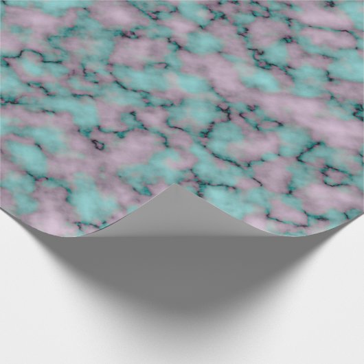 Luxus Elegant Moderner Marmor Geschenkpapier (Ecke)