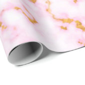 Luxus Elegant Moderner Marmor Geschenkpapier (Rolleneckpunkt)