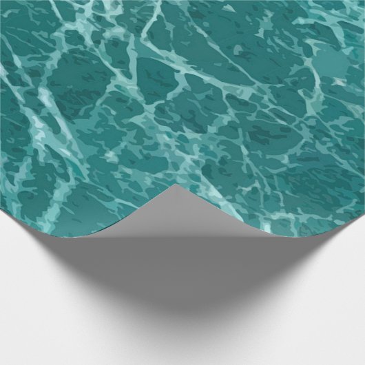 Luxus Elegant Moderner Marmor Geschenkpapier (Ecke)