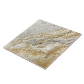 Luxus, Elegant, Modernes Goldgrau-Muster Fliese (Seite)