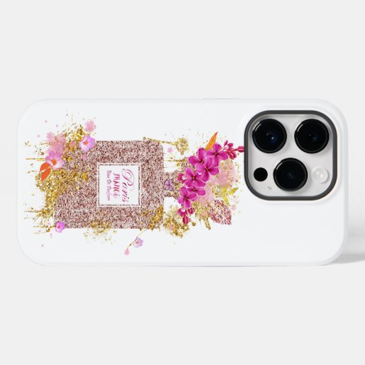 Luxus Elegant Parfüm Case-Mate iPhone Hülle (Rückseite (Horizontal))