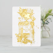 Luxus Elegant Parfüm Folieneinladung (Stehend vorne)