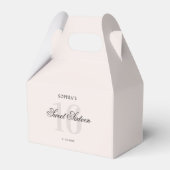 Luxus Elegant Pink Sweet 16 Geschenkschachtel (Vorderseite)