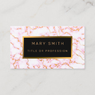 Luxus Elegante Black Gold Business Card Visitenkarte